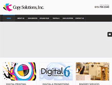 Tablet Screenshot of copysolutionsinc.com